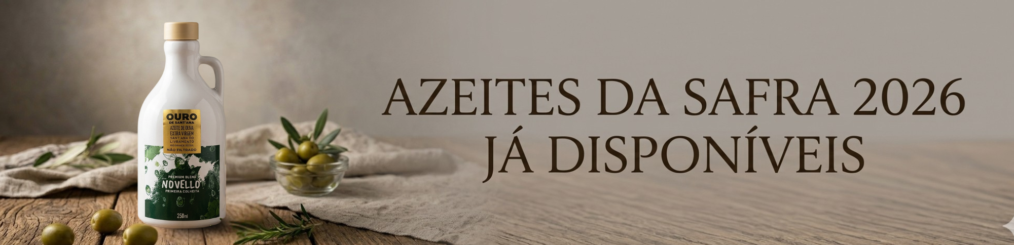 Azeites Brasileiros da Safra 2026 já estão disponíveis