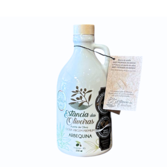 Azeite de Oliva Extravirgem Estância das Oliveiras Arbequina Cerâmica 250ml Azeite de Oliva Extravirgem Estância das Oliveiras Arbequina Cerâmica 250ml