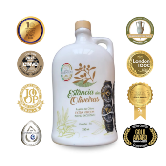 Azeite de Oliva Extravirgem Estância das Oliveiras Blend Exclusivo Cerâmica 750ml