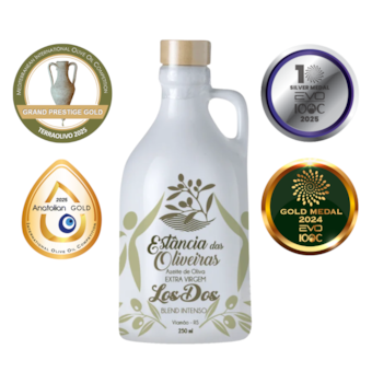 Azeite de Oliva Extravirgem Estância das Oliveiras Blend Los Dos Cerâmica 250ml Azeite de Oliva Extravirgem Estância das Oliveiras Blend Los Dos Cerâmica 250ml