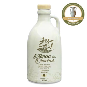 Azeite de Oliva Extravirgem Estância das Oliveiras Frantoio Cerâmica 250ml Azeite de Oliva Extravirgem Estância das Oliveiras Frantoio Cerâmica 250ml