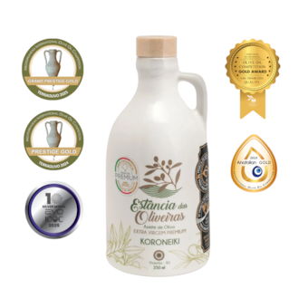 Azeite de Oliva Extravirgem Estância das Oliveiras Koroneiki Cerâmica 250ml Azeite de Oliva Extravirgem Estância das Oliveiras Koroneiki Cerâmica 250ml