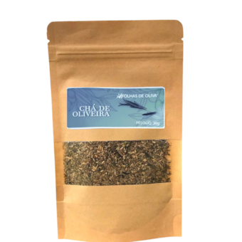 Chá de Folhas de Oliveira 30G Chá de Folhas de Oliveira 30G
