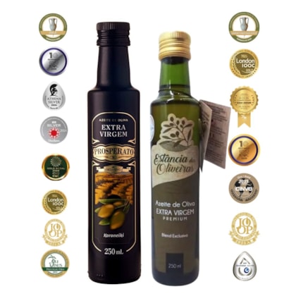 Dupla de Azeites mais Premiados do Brasil 250ml