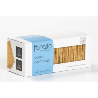 Fibratto Biscoito de Queijo Parmesão 245g Fibratto Biscoito de Queijo Parmesão 245g