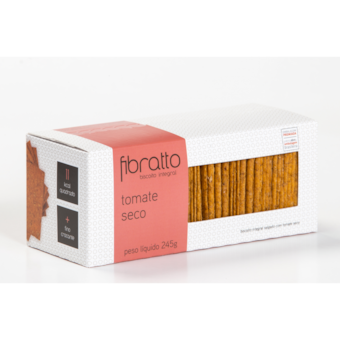 Fibratto Biscoito de Tomate Seco 245g Fibratto Biscoito de Tomate Seco 245g