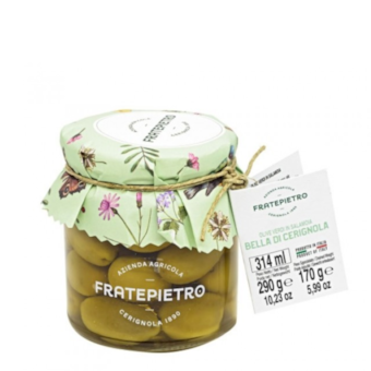 Fratepietro Azeitonas Verdes Bella di Cerignola 314ml Fratepietro Azeitonas Verdes Bella di Cerignola 314ml