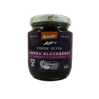 Geleia de Amora BlackBerry Verde Oliva Orgânico 250g