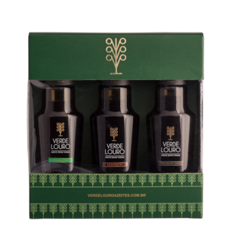 Kit 03 Garrafas Verde Louro 100ml