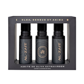 Kit Azeite de Oliva Extravirgem Al-Zait 3 x 100ml