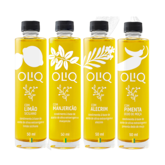 Kit Azeites Condimentados Oliq 4 x 50ml Kit Azeites Condimentados Oliq 4 x 50ml
