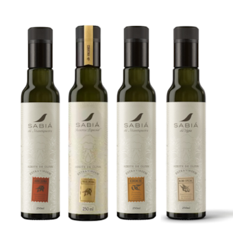 Kit Azeites Sabiá da Mantiqueira 4 x 250ml Kit Azeites Sabiá da Mantiqueira 4 x 250ml