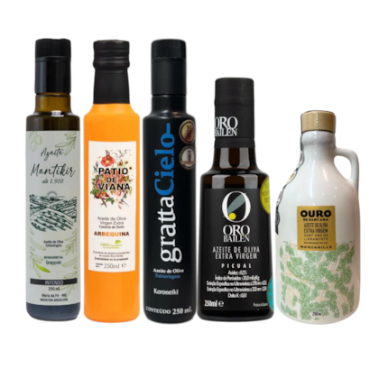 Kit Degustação de Azeites Monovarietais Premium 250ml