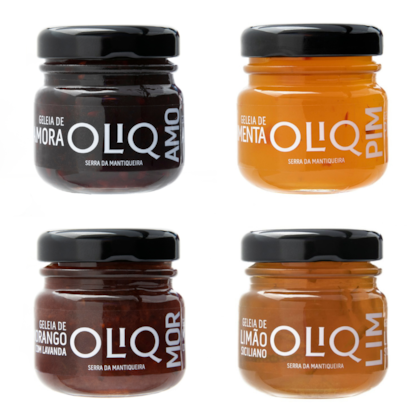 Kit Mini Geléias Oliq 4 x 45g