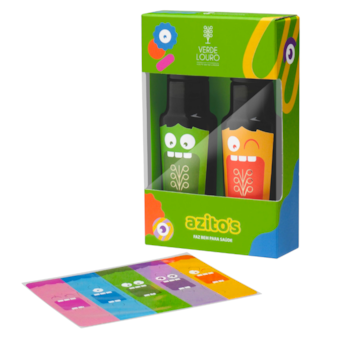 Kit Verde Louro Azito's Kids 2 x 100ML Kit Verde Louro Azito's Kids 2 x 100ML