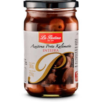 La Pastina Azeitona Preta Kalamata com Caroco 216g La Pastina Azeitona Preta Kalamata com Caroco 216g