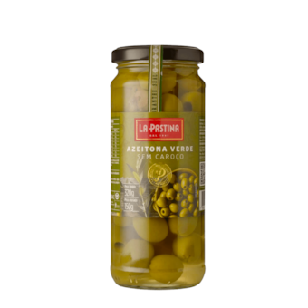 La Pastina Azeitona Verde Sem Caroço 320G La Pastina Azeitona Verde Sem Caroço 320G