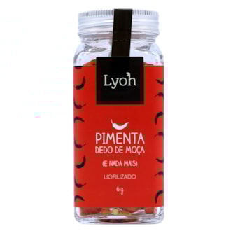 Lyoh Pimenta Dedo de Moça Liofilizada 6g Lyoh Pimenta Dedo de Moça Liofilizada 6g