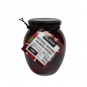 Olymp Azeitonas Kalamata Jumbo Inteira 200g Olymp Azeitonas Kalamata Jumbo Inteira 200g