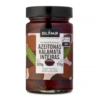Olymp Azeitonas Kalamata Jumbo Inteira 320g/170g Olymp Azeitonas Kalamata Jumbo Inteira 320g/170g