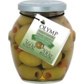 Olymp Azeitonas Verdes com Alho e Jalapeño 200g Olymp Azeitonas Verdes com Alho e Jalapeño 200g