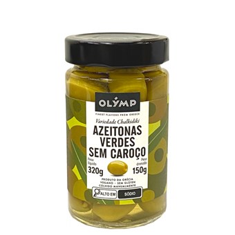 Olymp Azeitonas Verdes Jumbo sem Caroço 150g