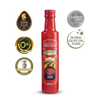 Prosperato com Pimenta Jalapeño Vermelha 250ml Prosperato com Pimenta Jalapeño Vermelha 250ml
