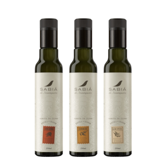 Trio Azeites Sabiá 3 x 250ml Trio Azeites Sabiá 3 x 250ml