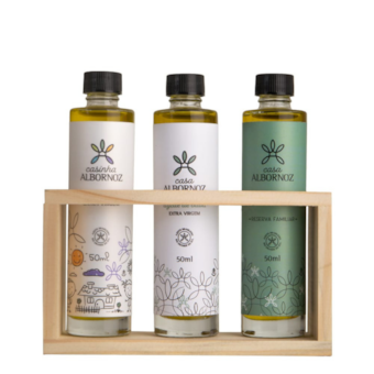 Trio de Azeites Casa Albornoz Casinha 3 x 50ml Trio de Azeites Casa Albornoz Casinha 3 x 50ml