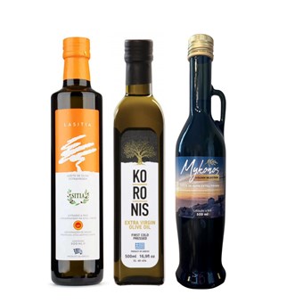 Trio de Azeites Gregos 3 x 500ml Trio de Azeites Gregos 3 x 500ml